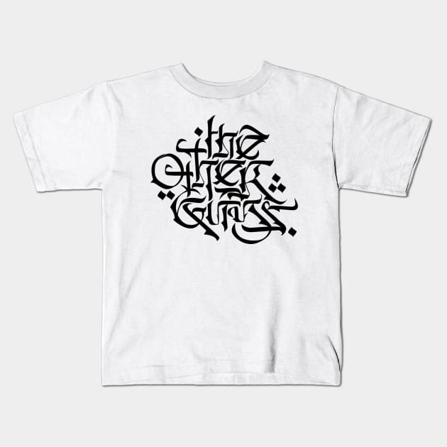 The Other Guys black font Kids T-Shirt by SCRYPTK